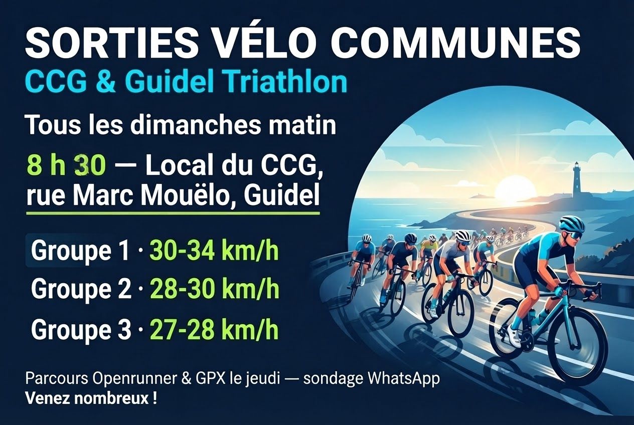 Sortie route tous les dimanches matins