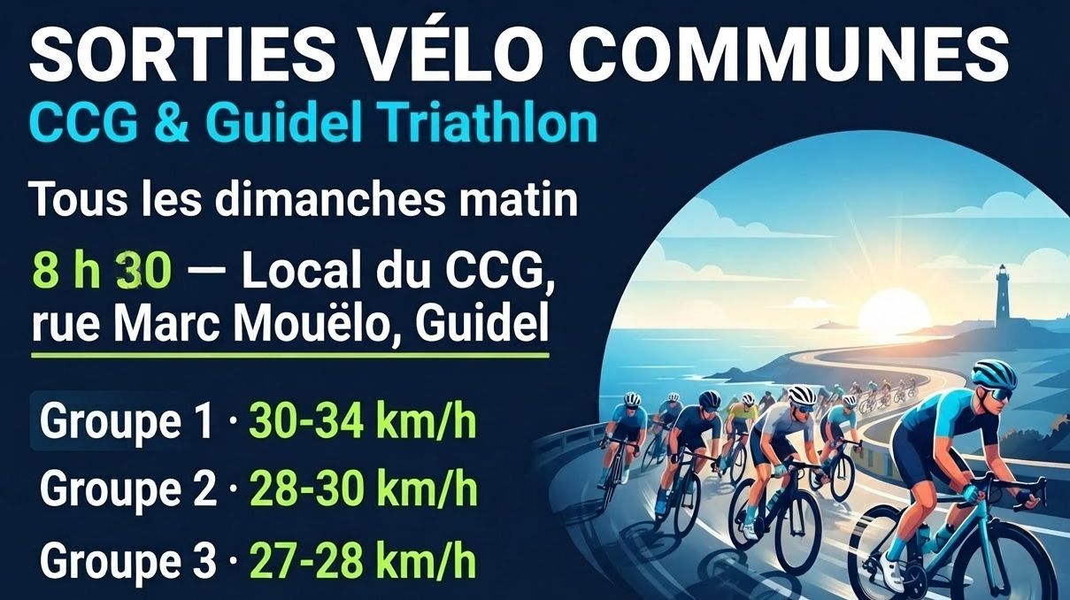 Sortie route tous les dimanches matins